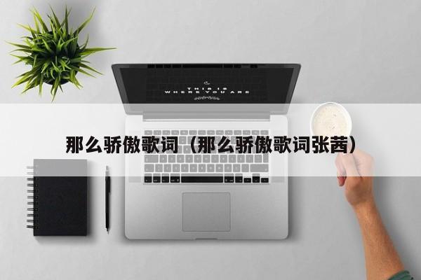 那么骄傲歌词（那么骄傲歌词张茜）