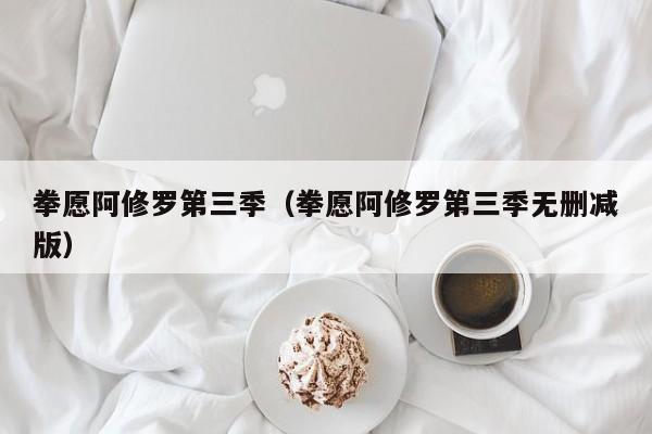 拳愿阿修罗第三季（拳愿阿修罗第三季无删减版）