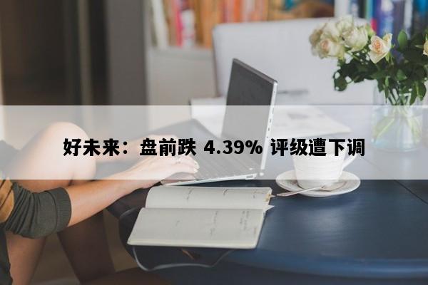 好未来：盘前跌 4.39% 评级遭下调
