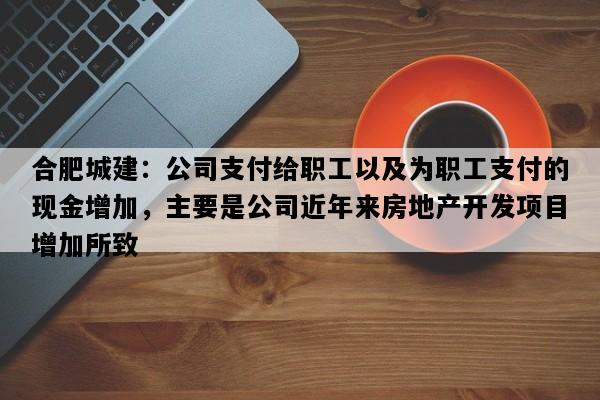 合肥城建：公司支付给职工以及为职工支付的现金增加，主要是公司近年来房地产开发项目增加所致