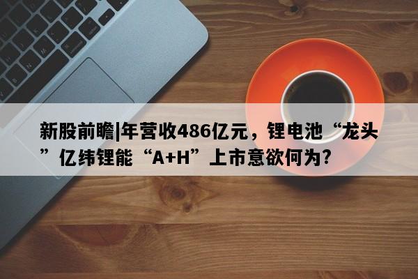 新股前瞻|年营收486亿元，锂电池“龙头”亿纬锂能“A+H”上市意欲何为?