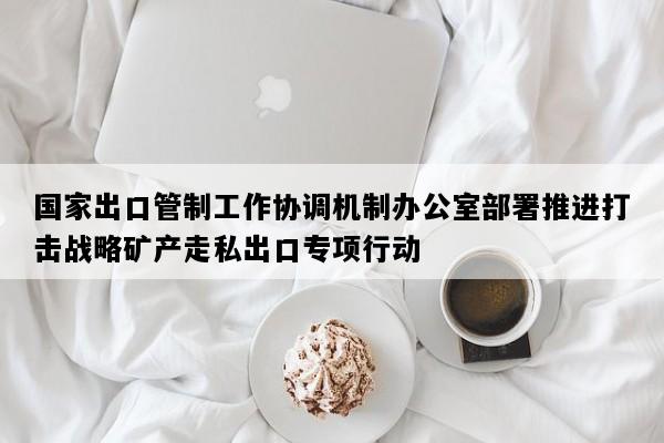 国家出口管制工作协调机制办公室部署推进打击战略矿产走私出口专项行动