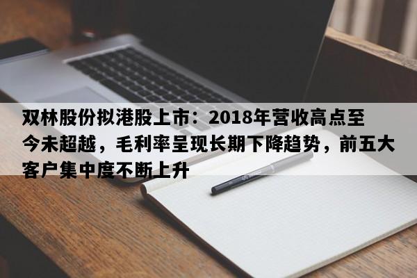 双林股份拟港股上市：2018年营收高点至今未超越，毛利率呈现长期下降趋势，前五大客户集中度不断上升