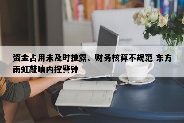 资金占用未及时披露、财务核算不规范 东方雨虹敲响内控警钟