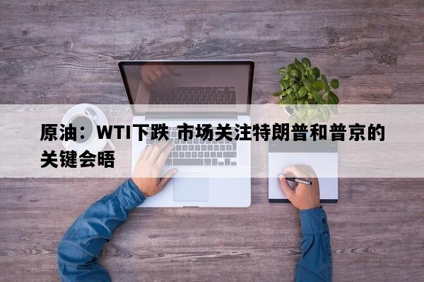 原油：WTI下跌 市场关注特朗普和普京的关键会晤