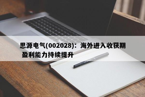 思源电气(002028)：海外进入收获期 盈利能力持续提升