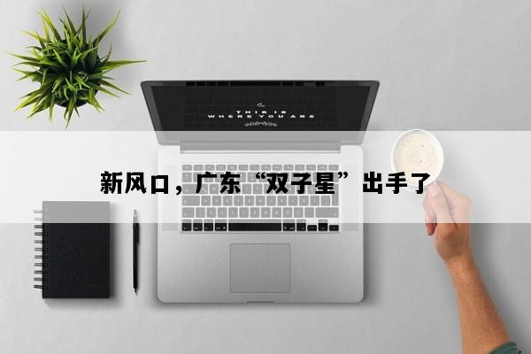 新风口，广东“双子星”出手了