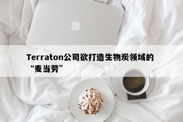 Terraton公司欲打造生物炭领域的 “麦当劳”