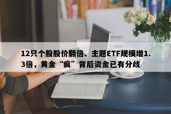 12只个股股价翻倍、主题ETF规模增1.3倍，黄金“疯”背后资金已有分歧